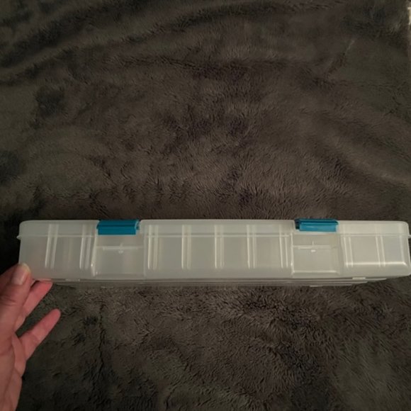 Plastic Storage case with Adjustable Compartments for Crafts Jewelry B… - Picture 8 of 13